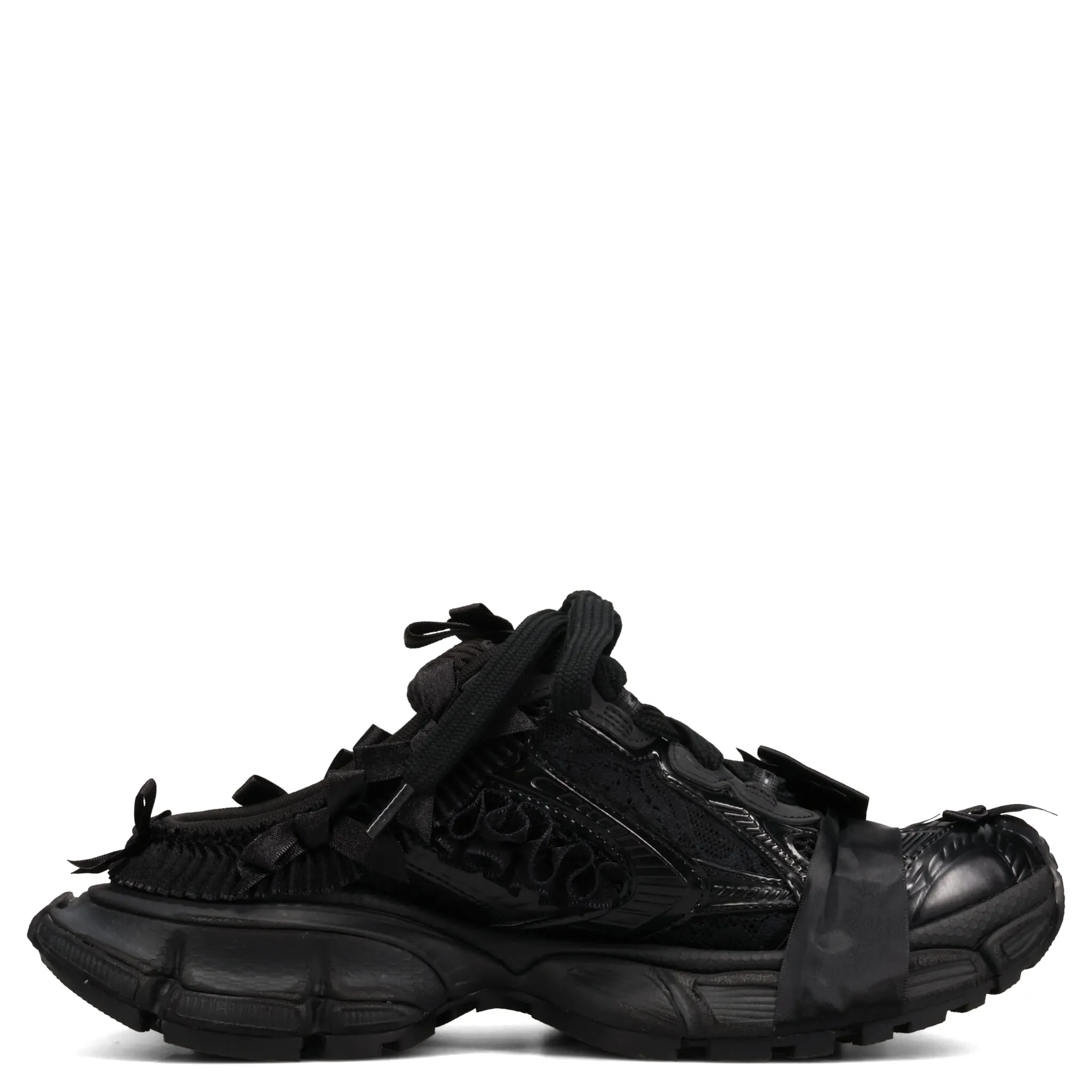3XL LACE MULE/RUB/W / 1000:BLACK