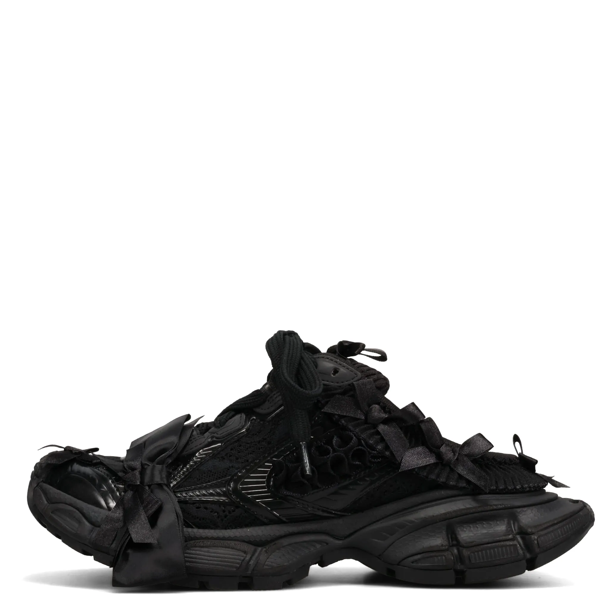 3XL LACE MULE/RUB/W / 1000:BLACK