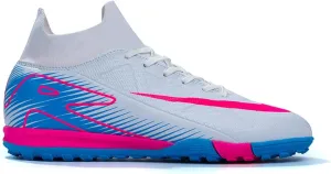 All Ground Wide Football Cleats Competition Ready, Soccer Cleats Lightweight Professional High Top Athletic Turf Training Footwear