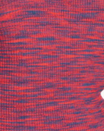 Ava Space Dye Sweater | Red And Navy Space Dye