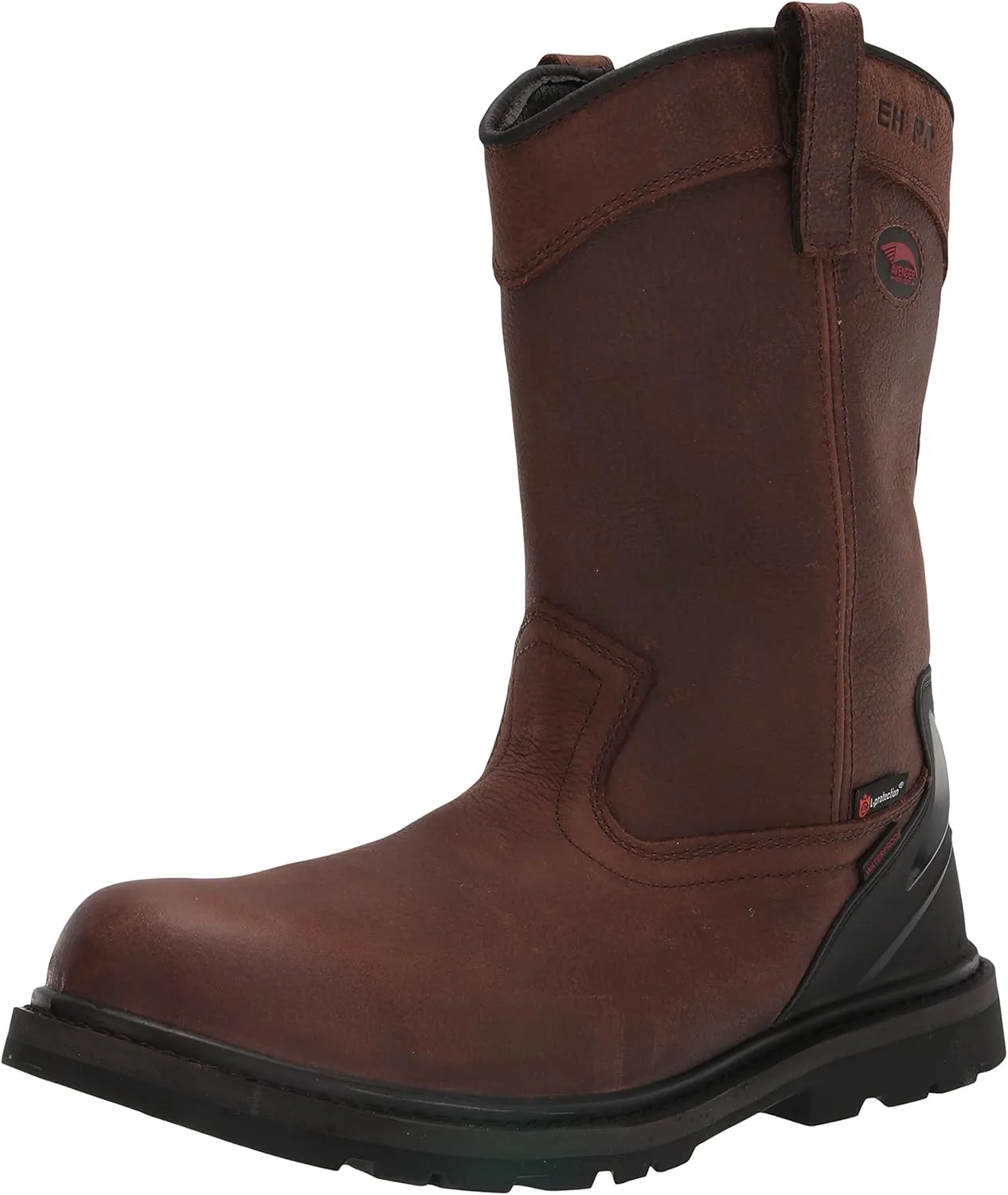 Avenger Work Boots Hammer A7676 Men's EH PR Waterproof Wellington Work Boots, 13 6E