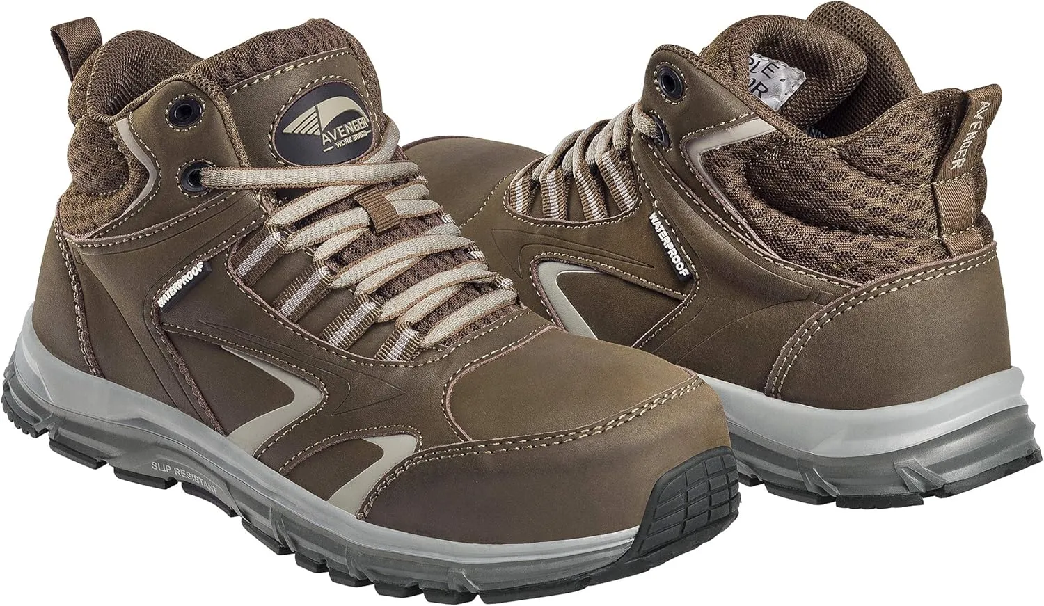 Avenger Work Boots Thresher A7950 Women's Alloy Toe EH Waterproof Work Boots, 6 W