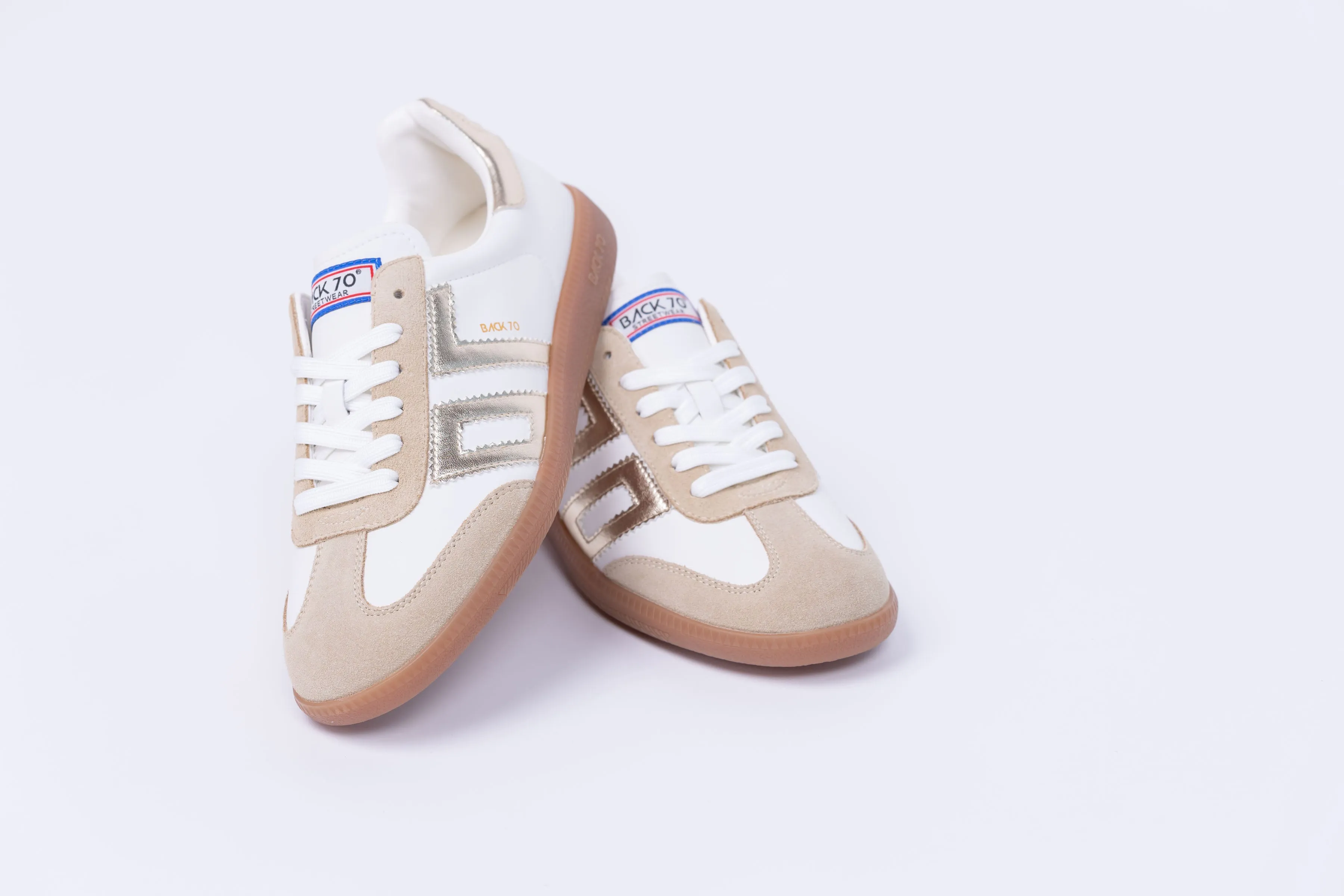 Back 70 Cloud Sneakers in Metallic Beige