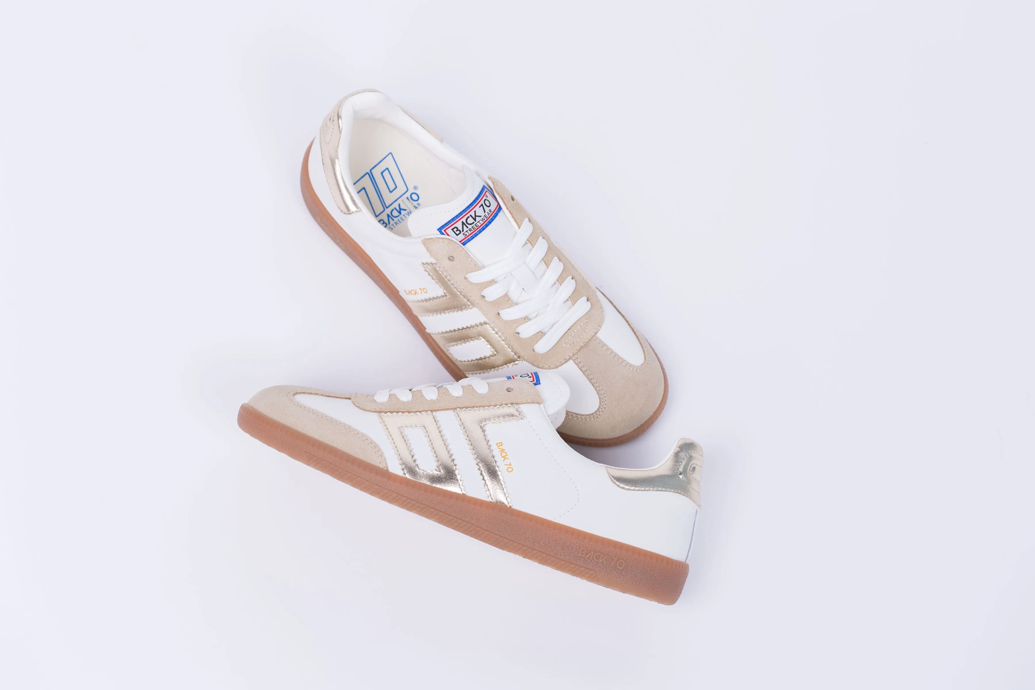 Back 70 Cloud Sneakers in Metallic Beige