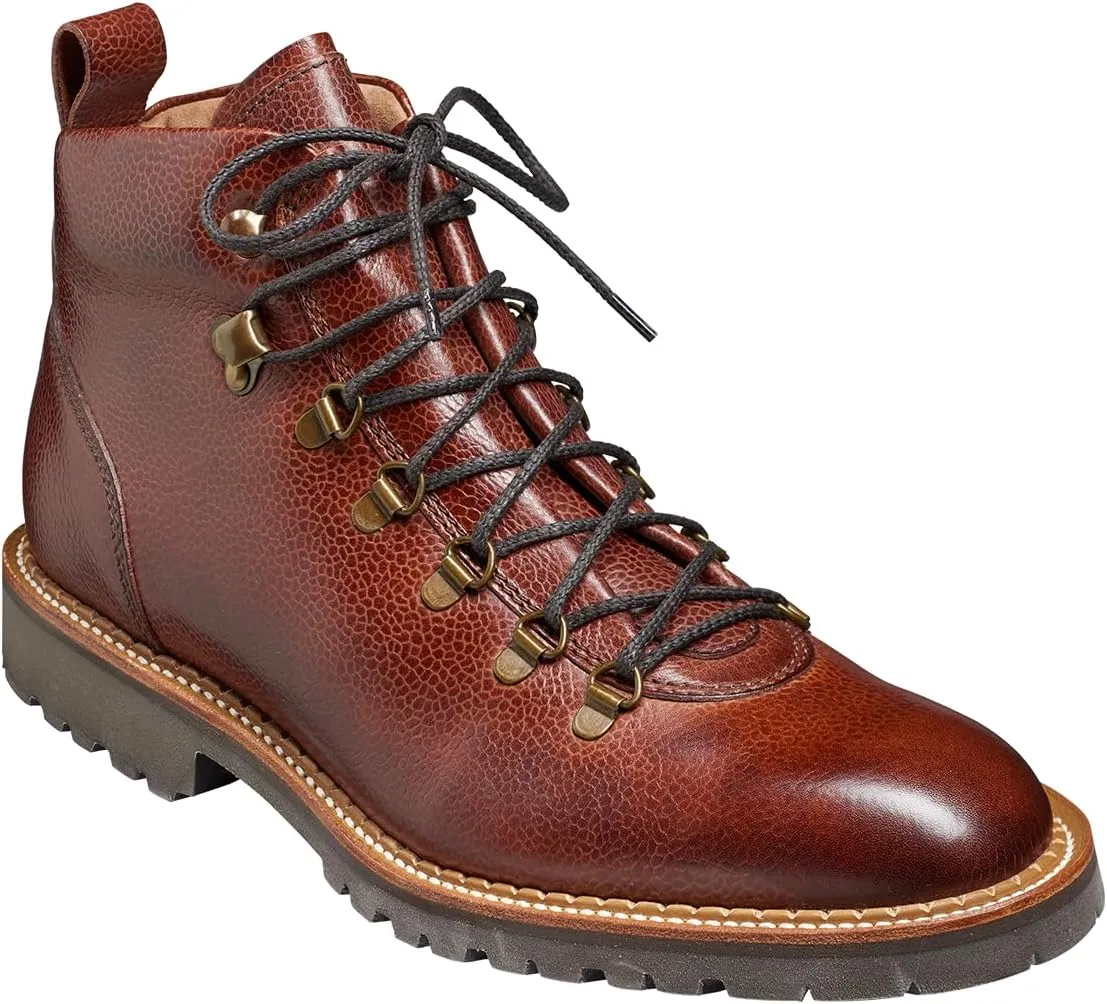 BARKER Glencoe Men's Handmade Leather Hiking Boots - Premium Full-Grain Leather, Durable Trekking Footwear