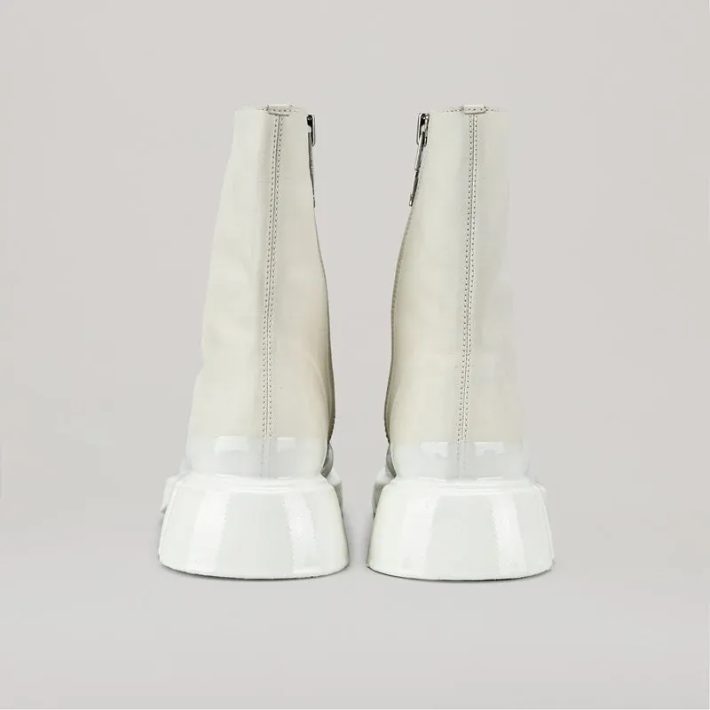 both - GANG BOOTS-WHITE