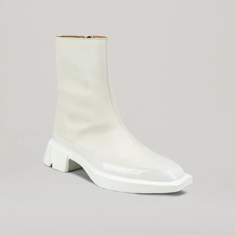 both - GANG BOOTS-WHITE