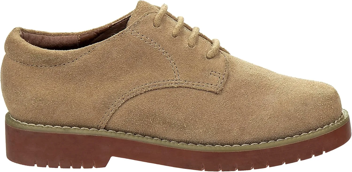 Boys Classic Uniform Shoes Dirty Buck Lace Up Kids Oxfords