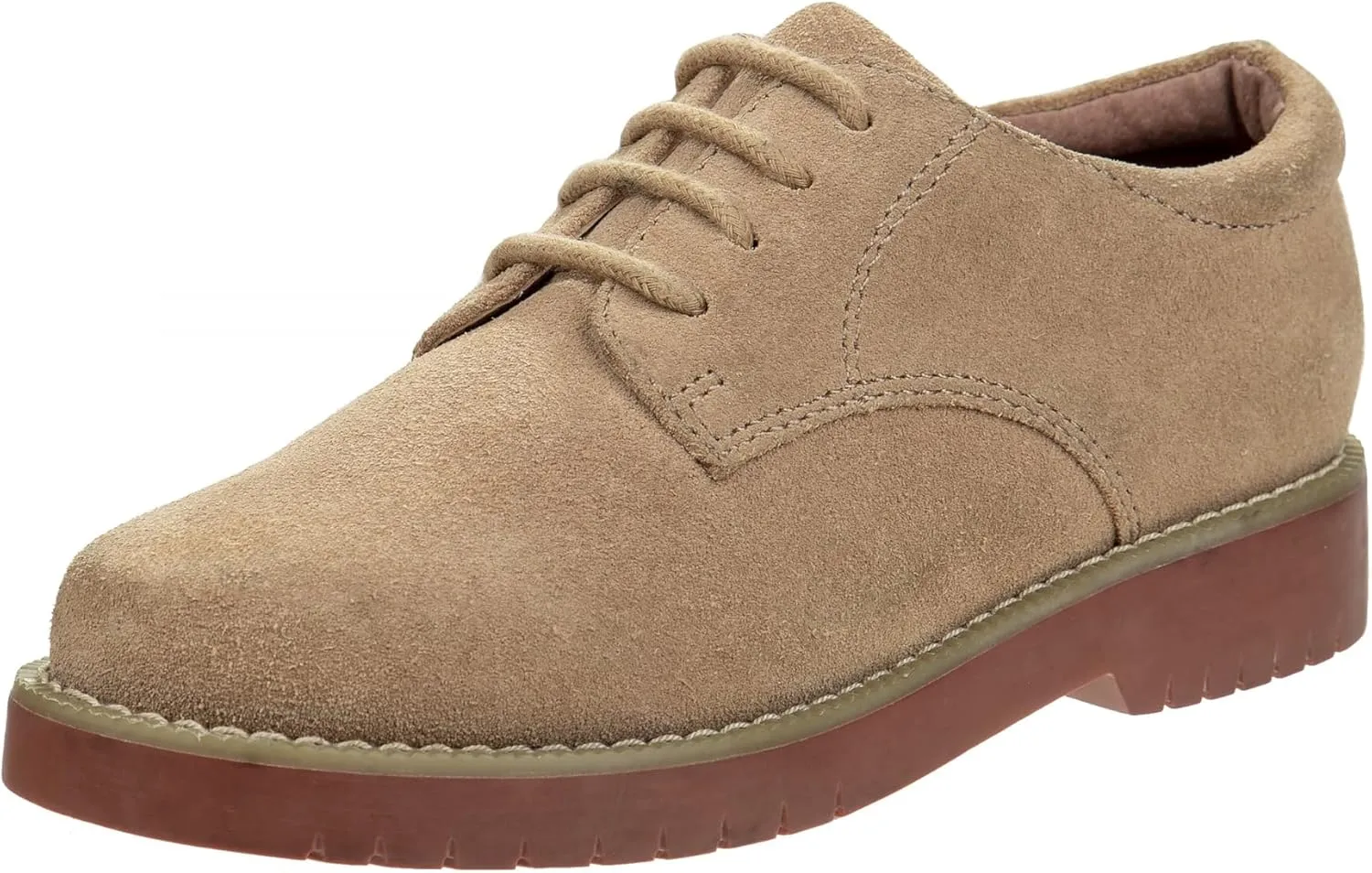 Boys Classic Uniform Shoes Dirty Buck Lace Up Kids Oxfords
