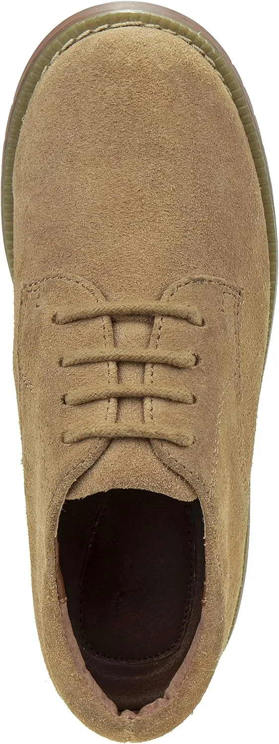 Boys Classic Uniform Shoes Dirty Buck Lace Up Kids Oxfords
