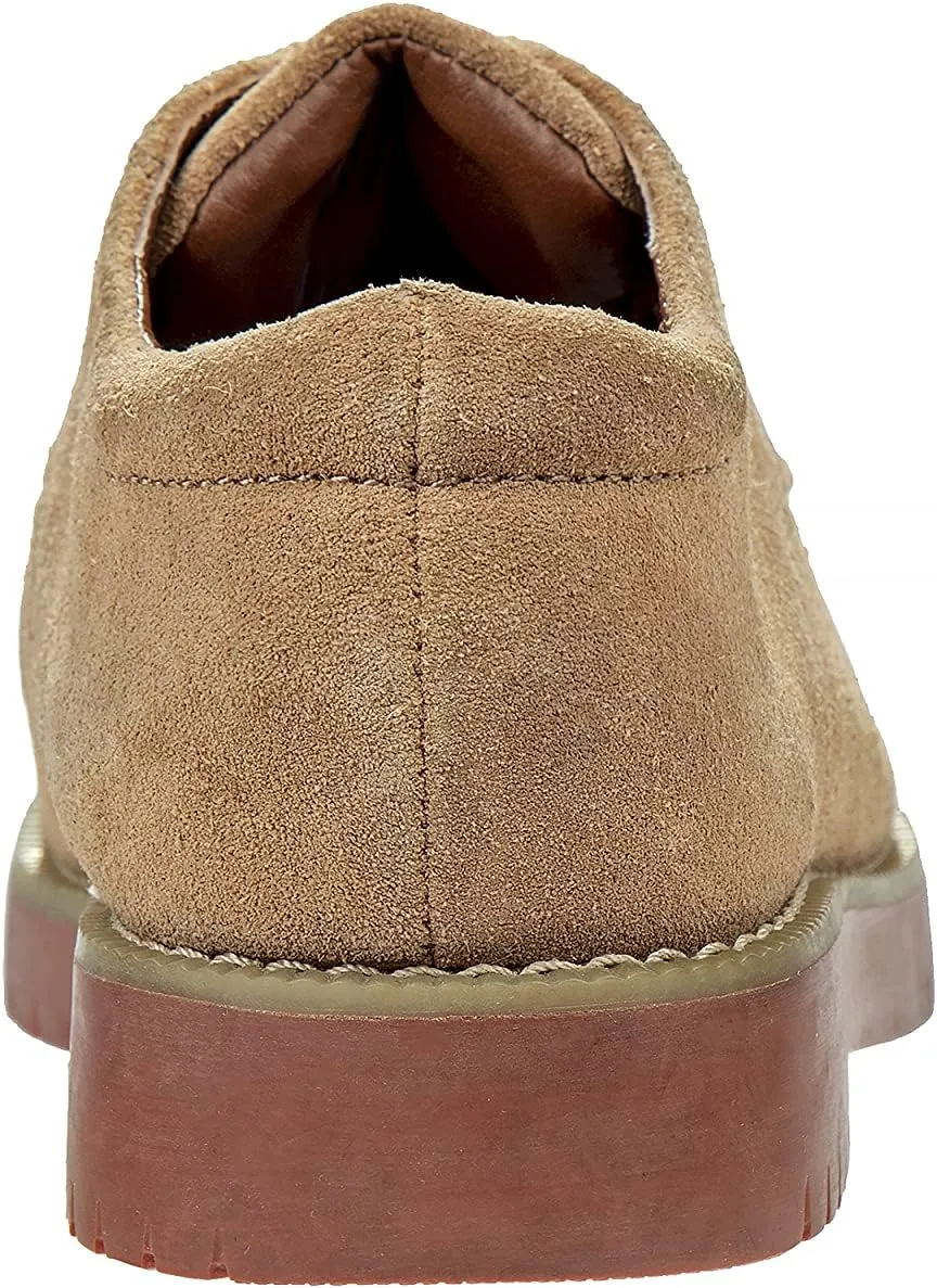 Boys Classic Uniform Shoes Dirty Buck Lace Up Kids Oxfords