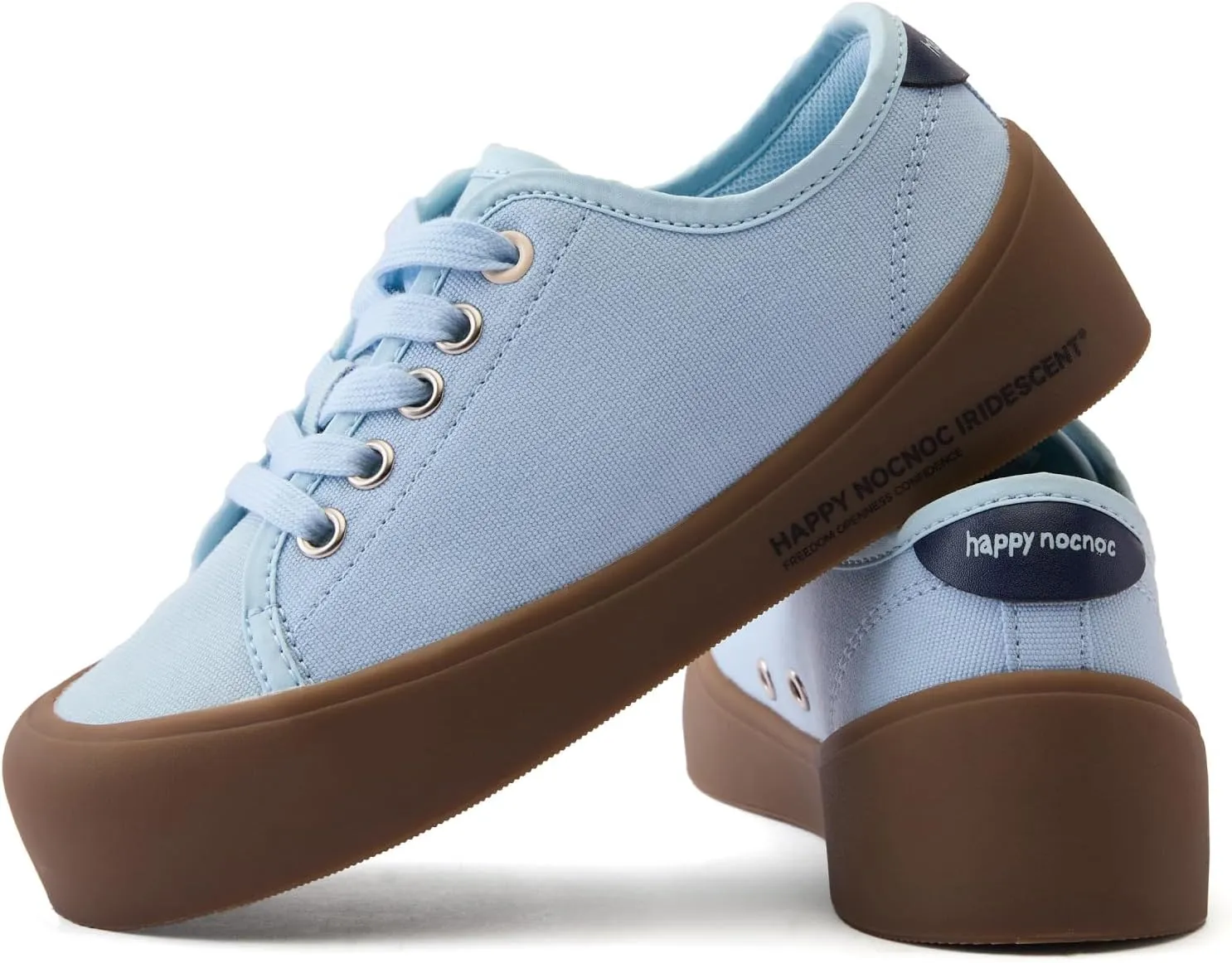 Boys Girls Kids Shoes Lace-up Cupsole Casual Lightweight Canvas Sneakers with Sport Sole