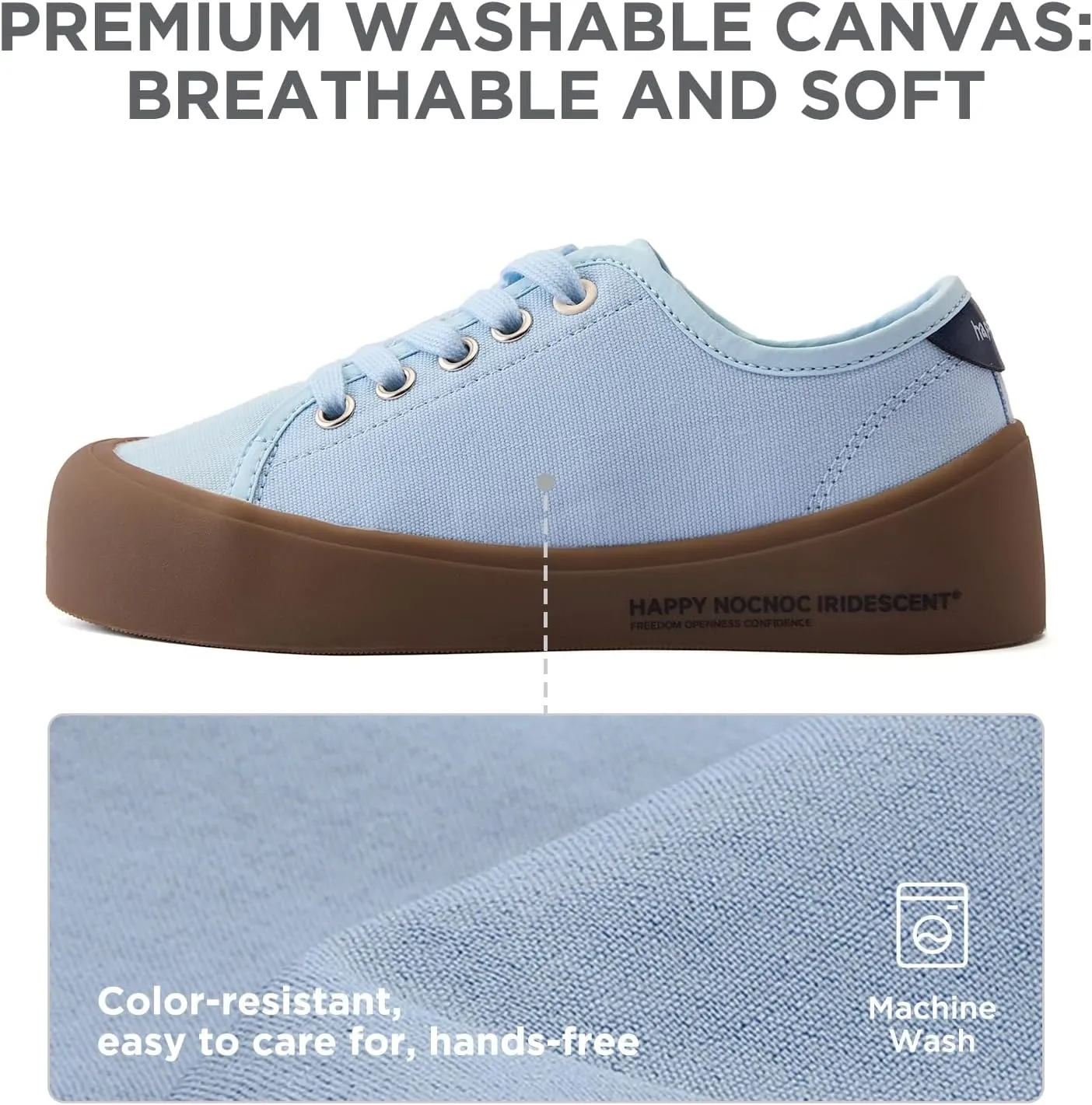 Boys Girls Kids Shoes Lace-up Cupsole Casual Lightweight Canvas Sneakers with Sport Sole