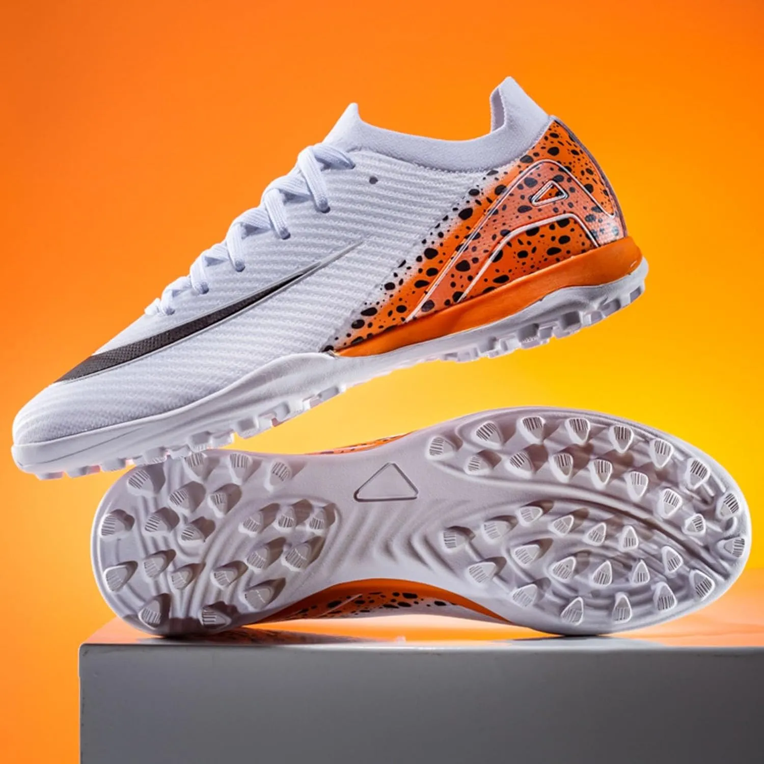 Breathable Football Cleats Unisex-Adult, Mid-top Training Soccer Cleats Shock Resistant,Baseball Turf Shoes Sport Ground
