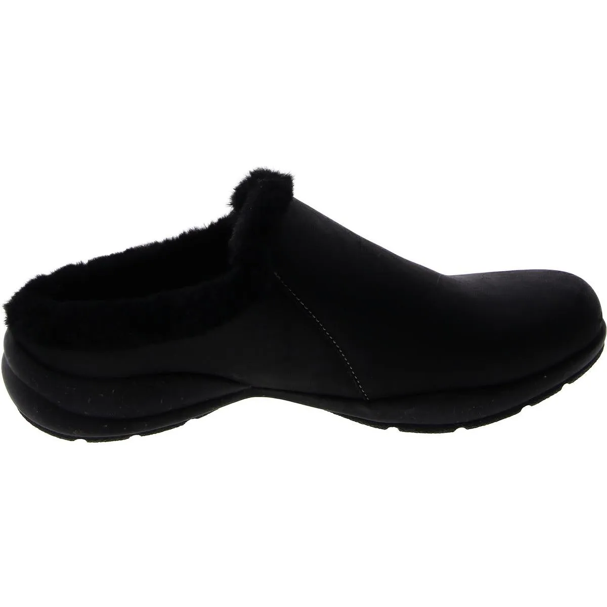 Clarks Womens Fur Lined Flat Mules