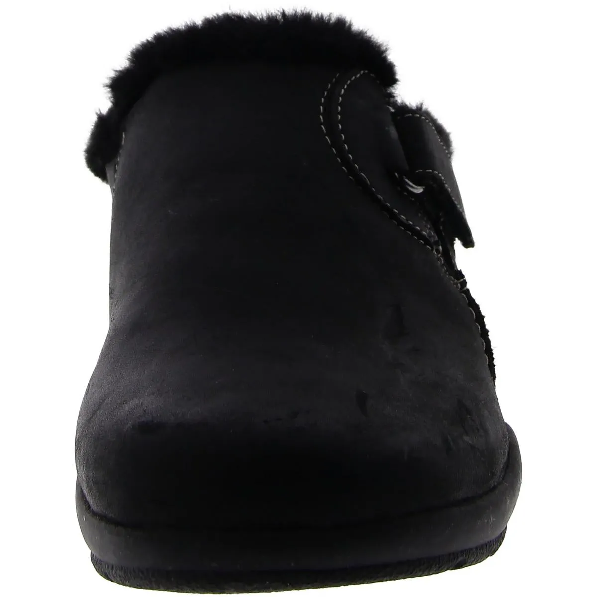 Clarks Womens Fur Lined Flat Mules