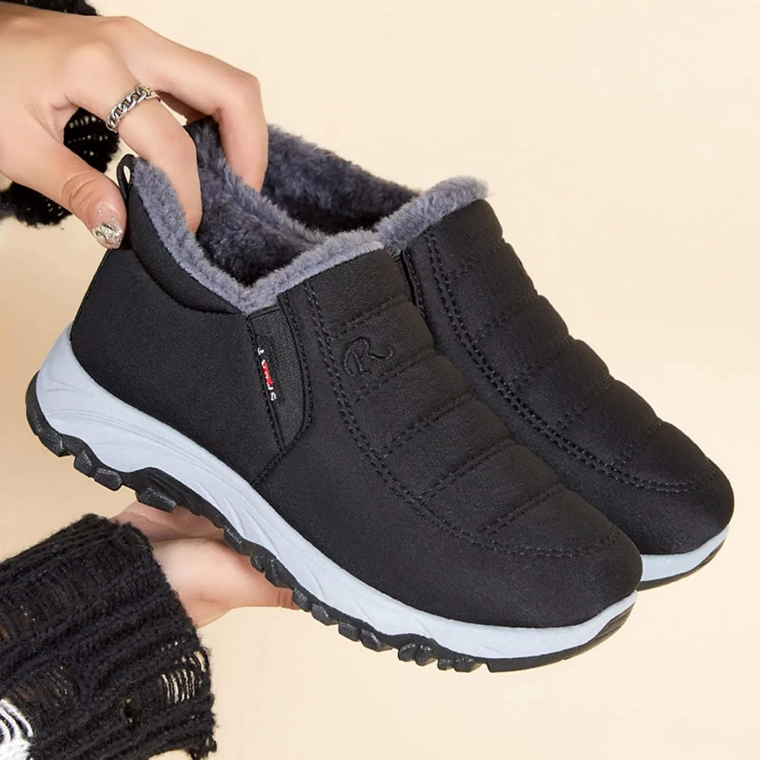 Cute Winter Boots for Women Fashion Womens Snow Boots Size 6.5 Wide Winter Boots for Women Slip ons Woman Winter Boots Knee High Wide Calf Plus Size Snow Boots Extra Wide Calf