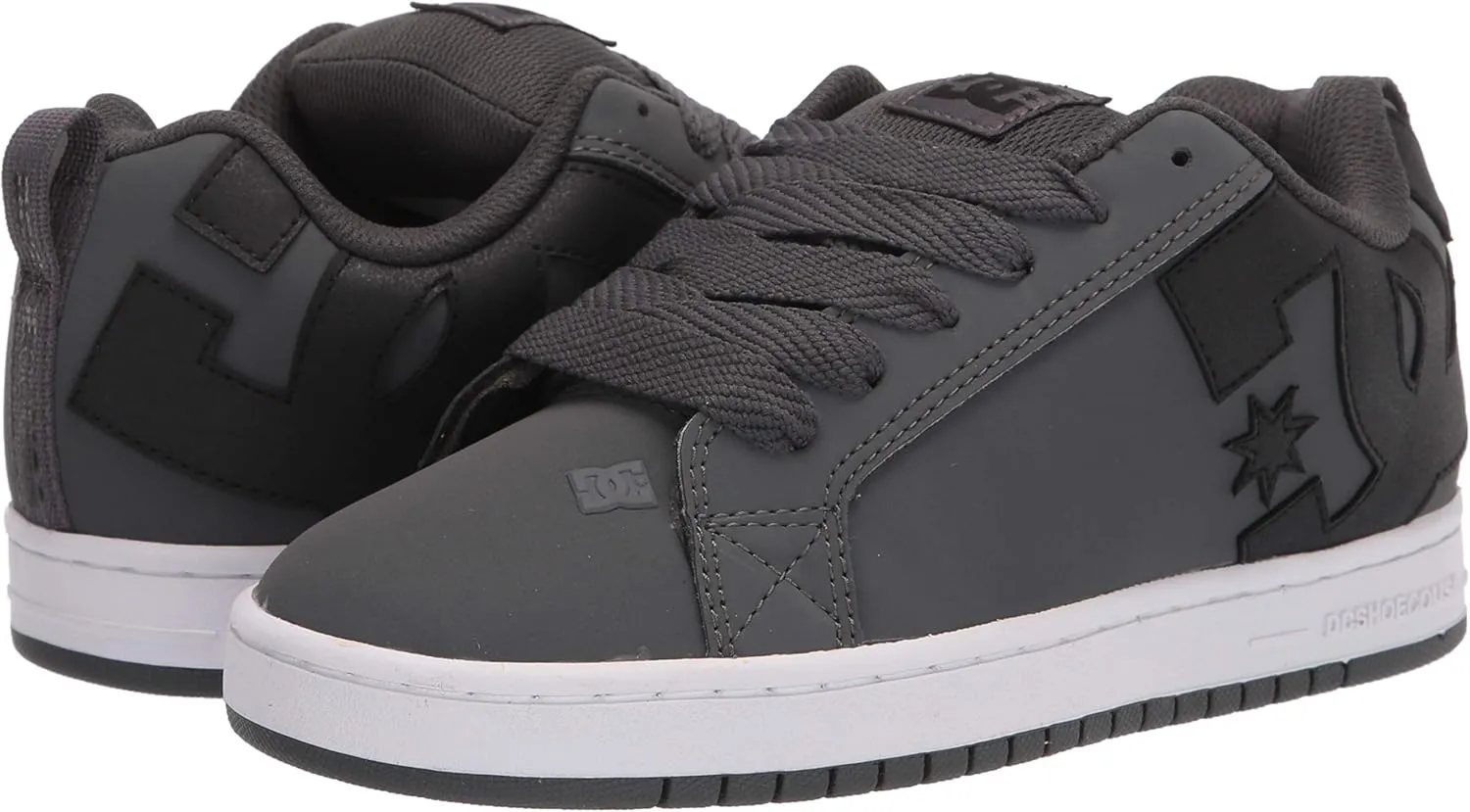 DC Men's Court Graffik Sq Low Skate Shoe