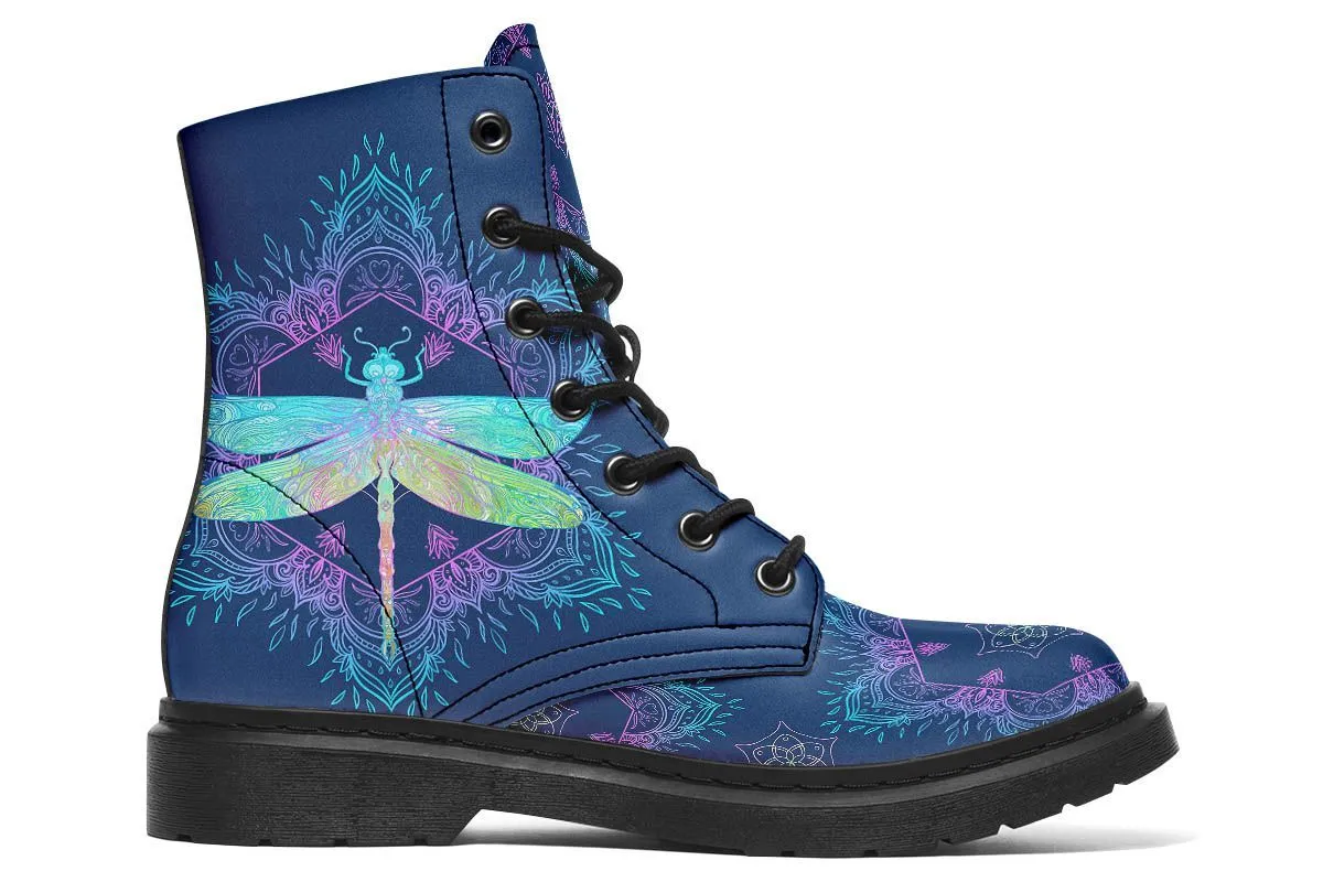 Dragonfly Mandala Navy Blue