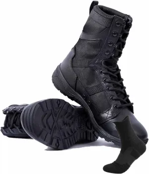 Durable Army Combat Boots, Men's Waterproof Hiking Work Boots Men's military tactical boots Lightweight work boots for men breathable jungle Desert Boots