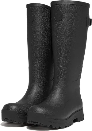 FitFlop Wonderwelly ATB High-Performance Tall Rain Boots All Black 5 M (B)
