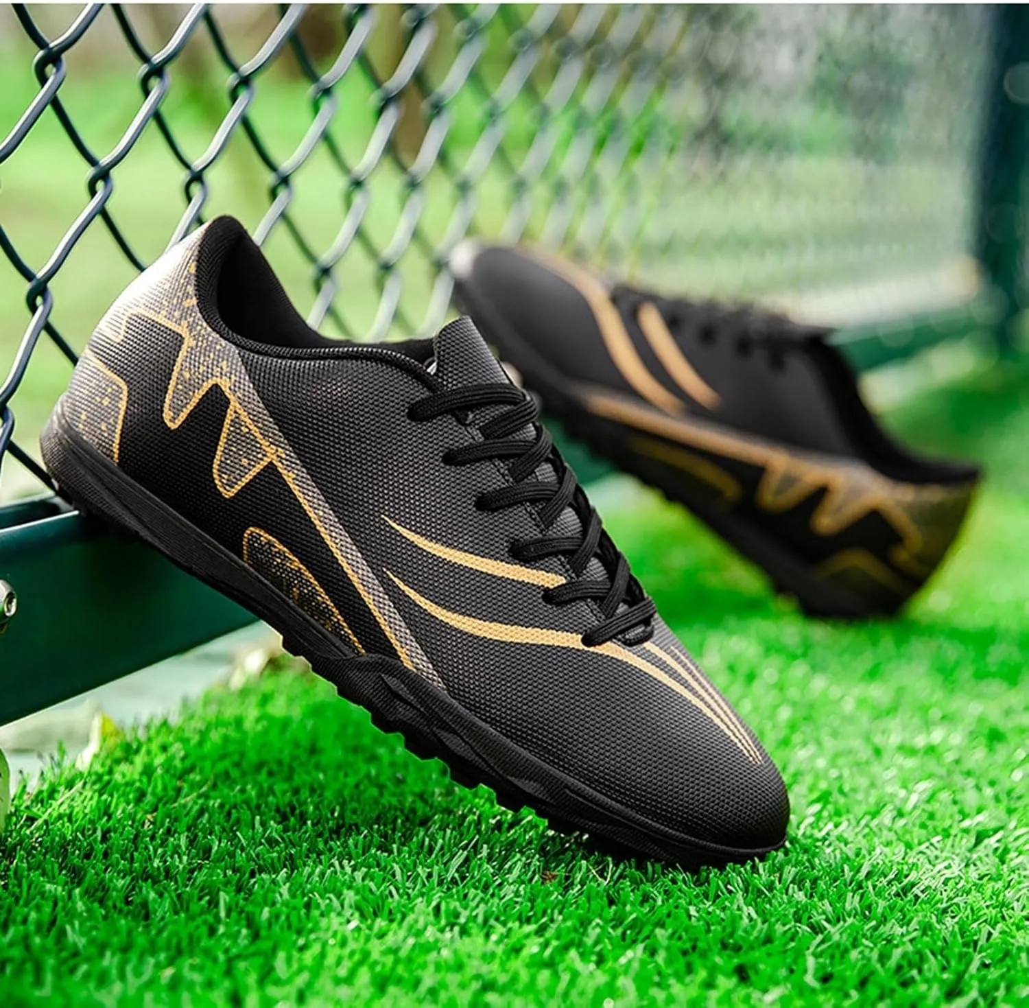 Football Cleats Comfortable Firm, Soccer Cleats Professional for Big Boys, Turf Athletic Training Sneakers