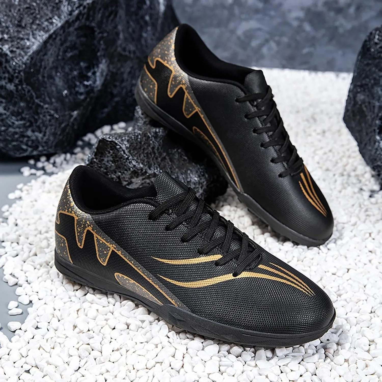 Football Cleats Comfortable Firm, Soccer Cleats Professional for Big Boys, Turf Athletic Training Sneakers