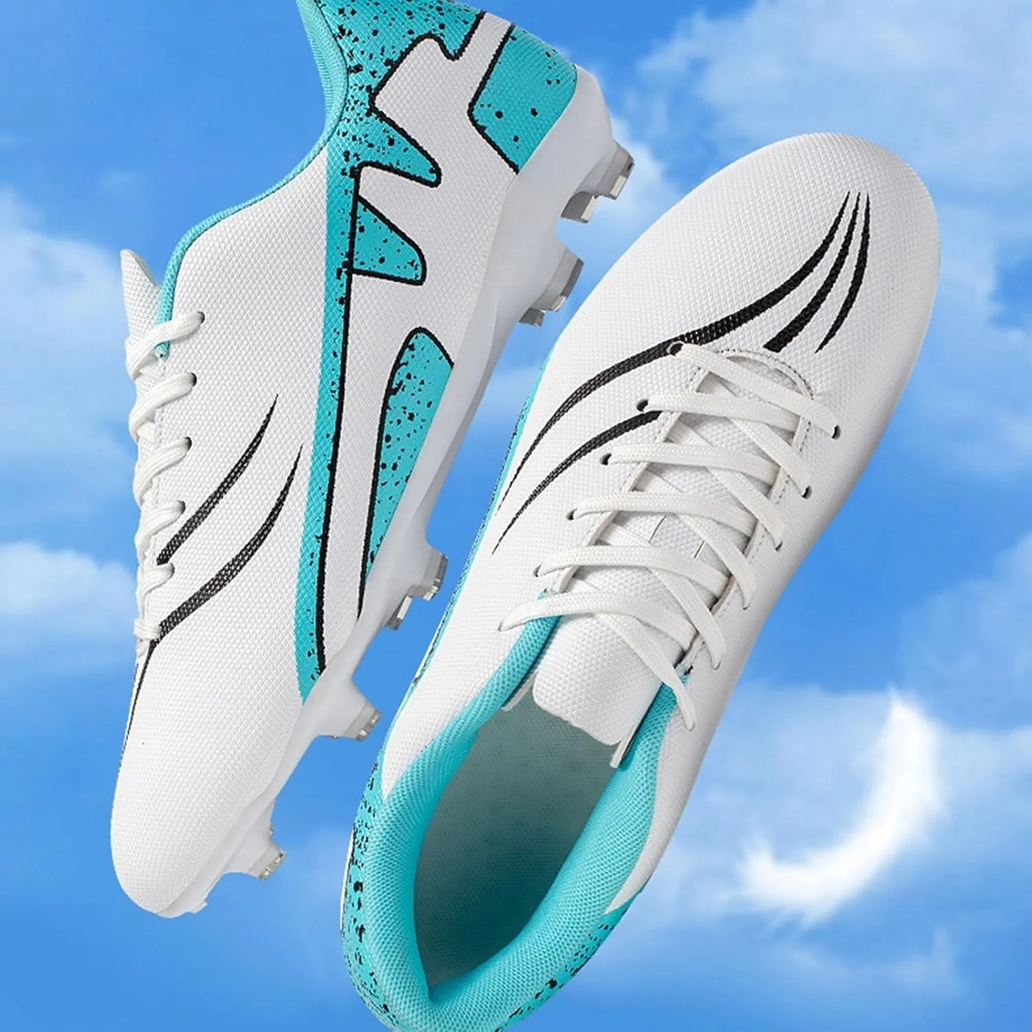 Football Cleats Comfortable Firm, Soccer Cleats Professional for Big Boys, Turf Athletic Training Sneakers