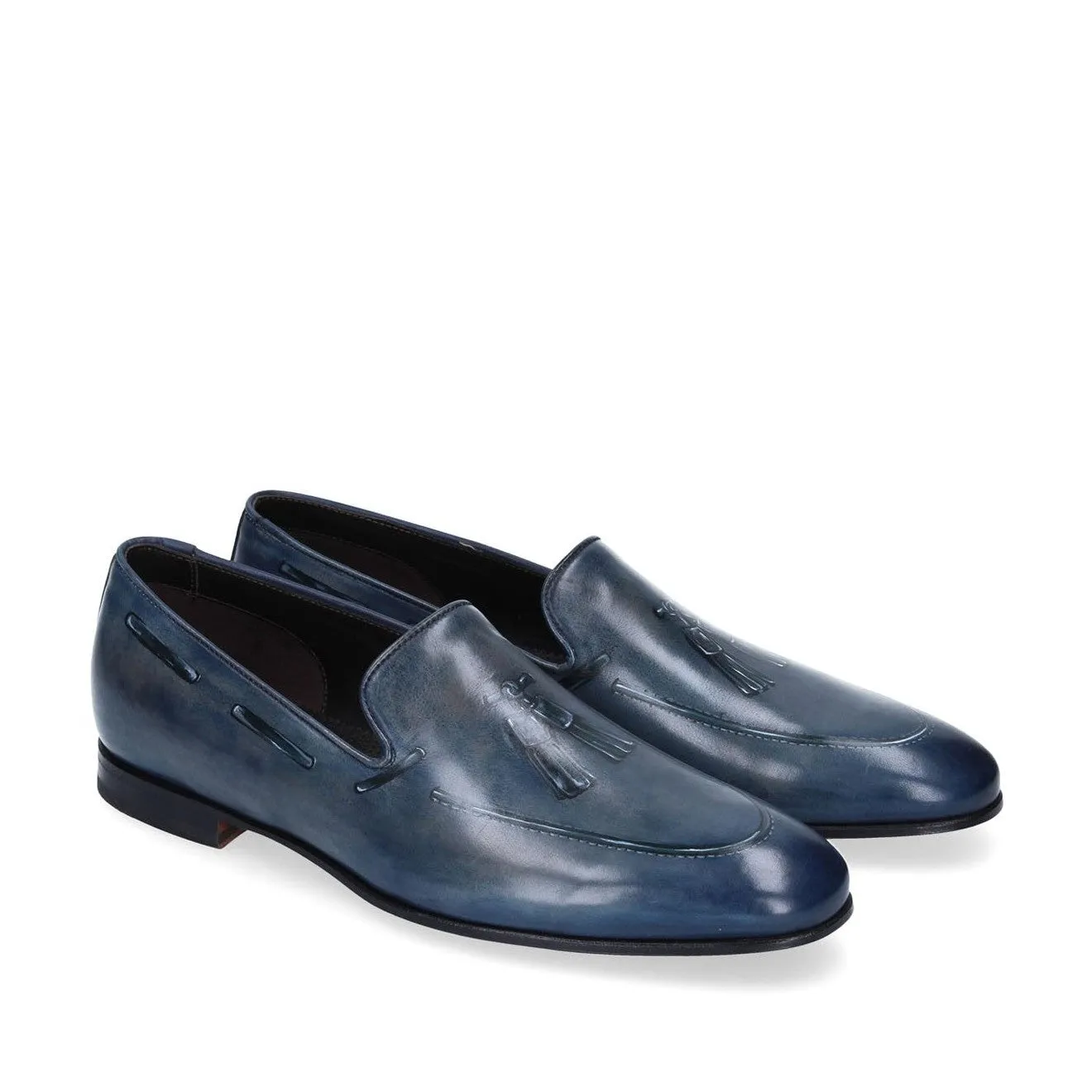 Franceschetti William Men's Shoes Calf-Skin Leather Slipper Loafers (FCCT1070)