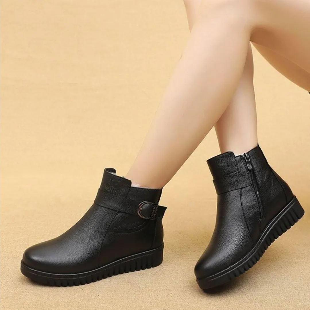 GRW Orthopedic Women Boot Arch Support Warm Fur AntiSlip Ankle Boots