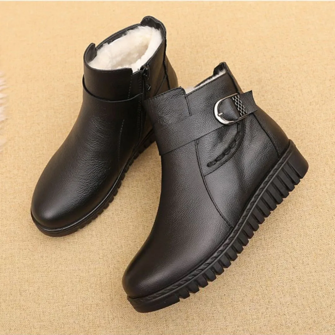 GRW Orthopedic Women Boot Arch Support Warm Fur AntiSlip Ankle Boots