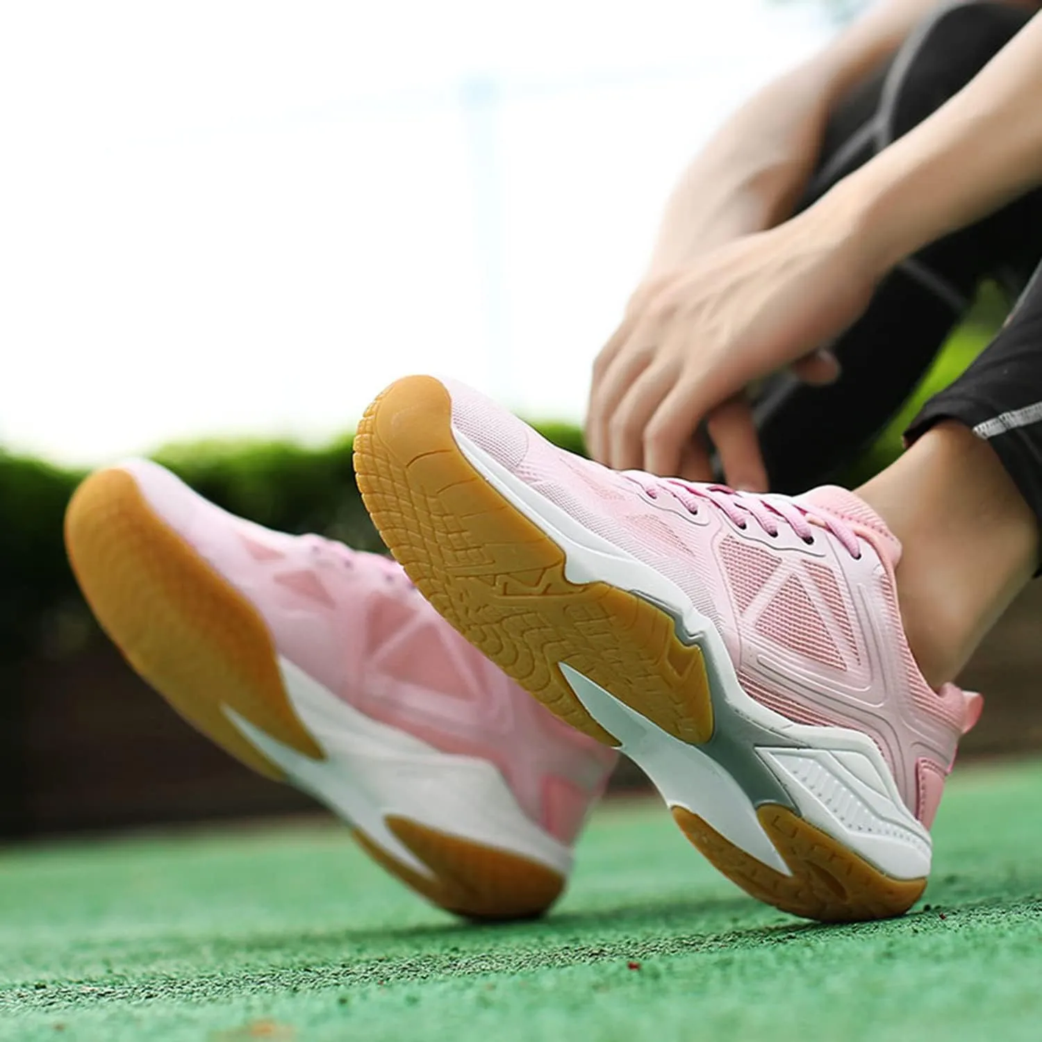 Indoor Court Shoes for Tennis, Badminton, Table Tennis, Volleyball, Pickleball for Men and Women,Boys and Girls