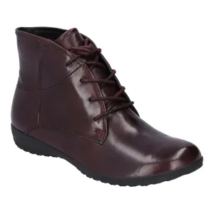 Josef Seibel Women's Naly 09 Leather Ankle Boots Bordo