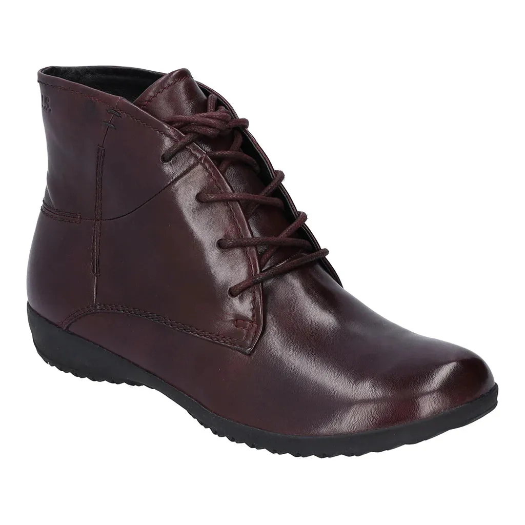 Josef Seibel Women's Naly 09 Leather Ankle Boots Bordo