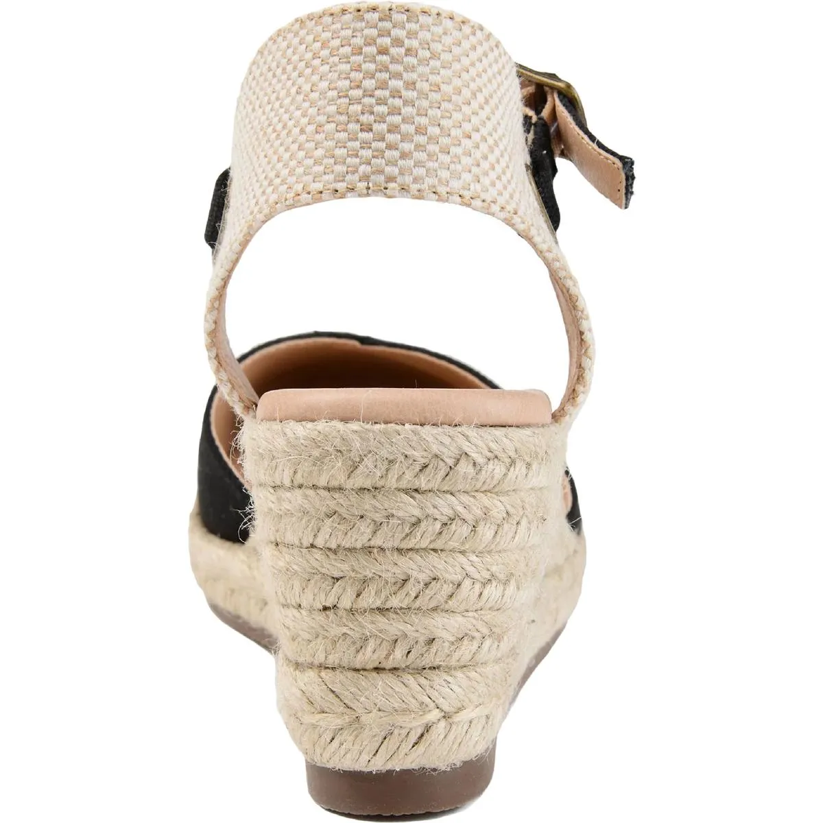 Journee Collection Womens Ashlyn Padded Insole Canvas Espadrilles