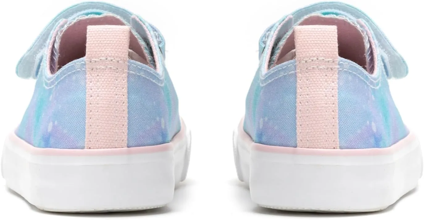 Kids Canvas Sneakers Girls Canvas Shoes Toddler Casual Shoes Walking Sport Shoes Low Top Canvas Shoes