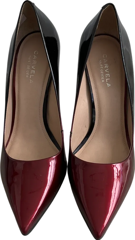 Kurt Geiger Red Ombr Court Shoes UK 8 EU 41 