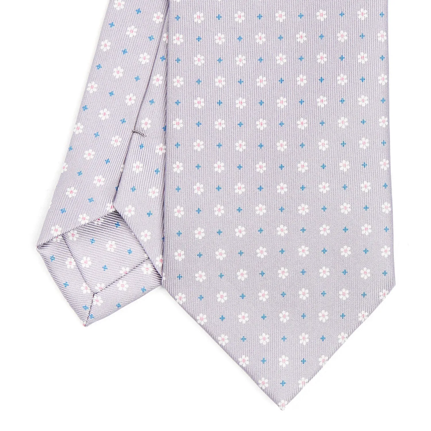 LIGHT GREY SARTORIAL CLASSIC SILK TIE