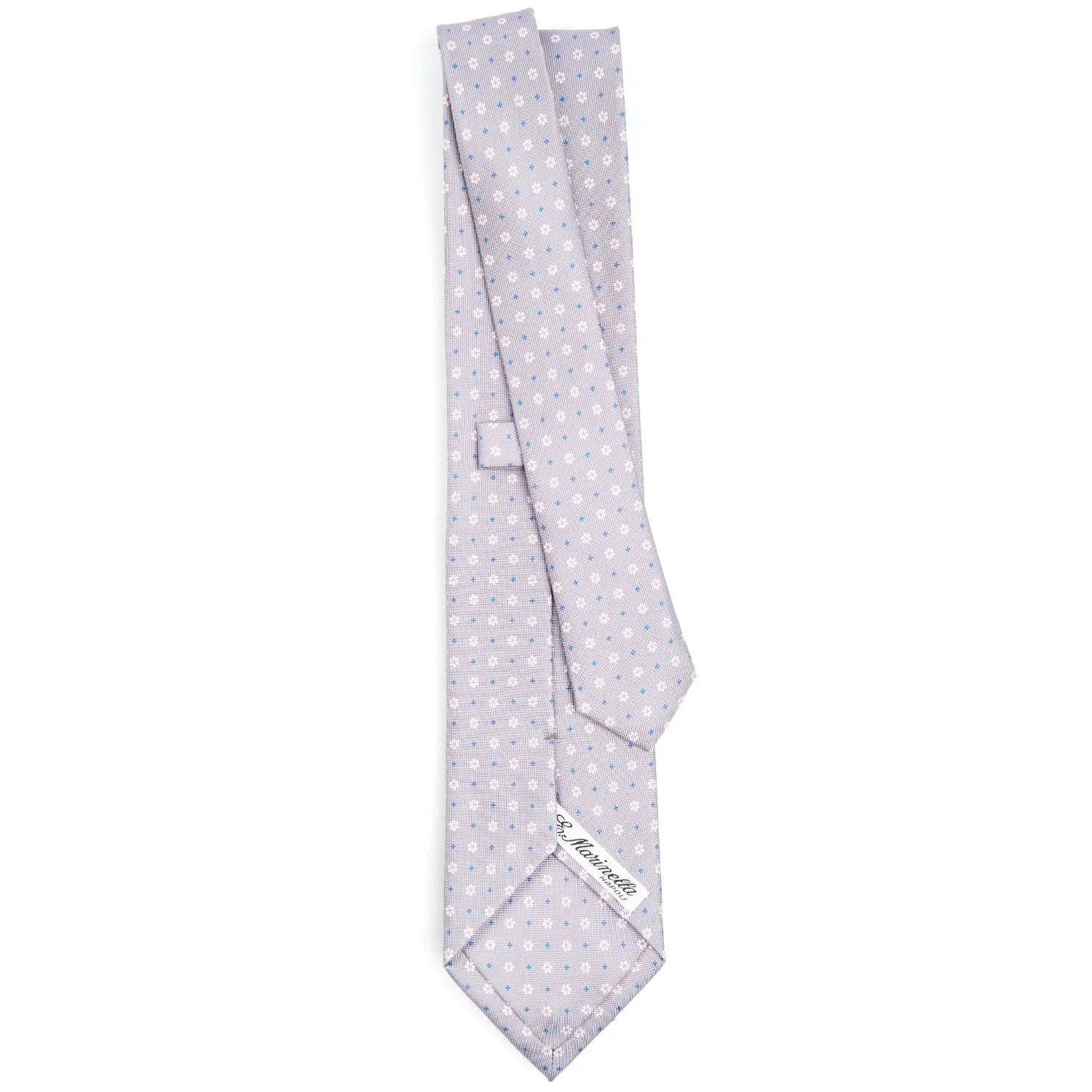 LIGHT GREY SARTORIAL CLASSIC SILK TIE