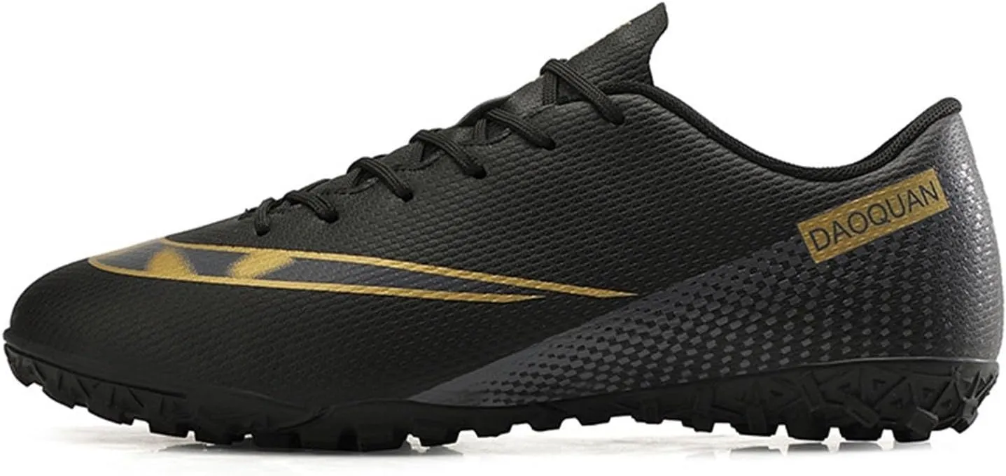 Lightweight Wide Football Cleats Competition Turf, Soccer Cleats Professional High Top Athletic Training Ground Comfortable Footwear