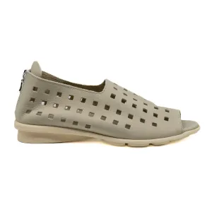 Loafers Peep Toe με Laser Cut - Faience