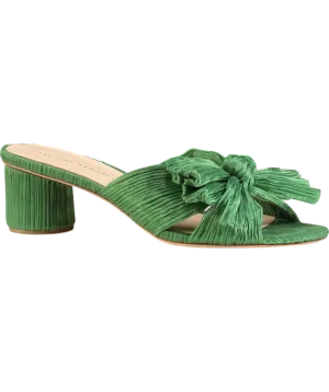 Loeffler Randall Green Emilia Pleated Knot Mule UK 9 EU 42 