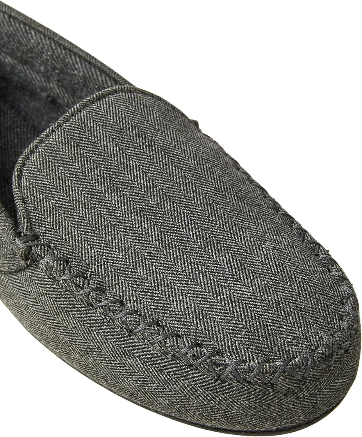 Marks and Spencer Men's Herringbone Moccasin Slippers