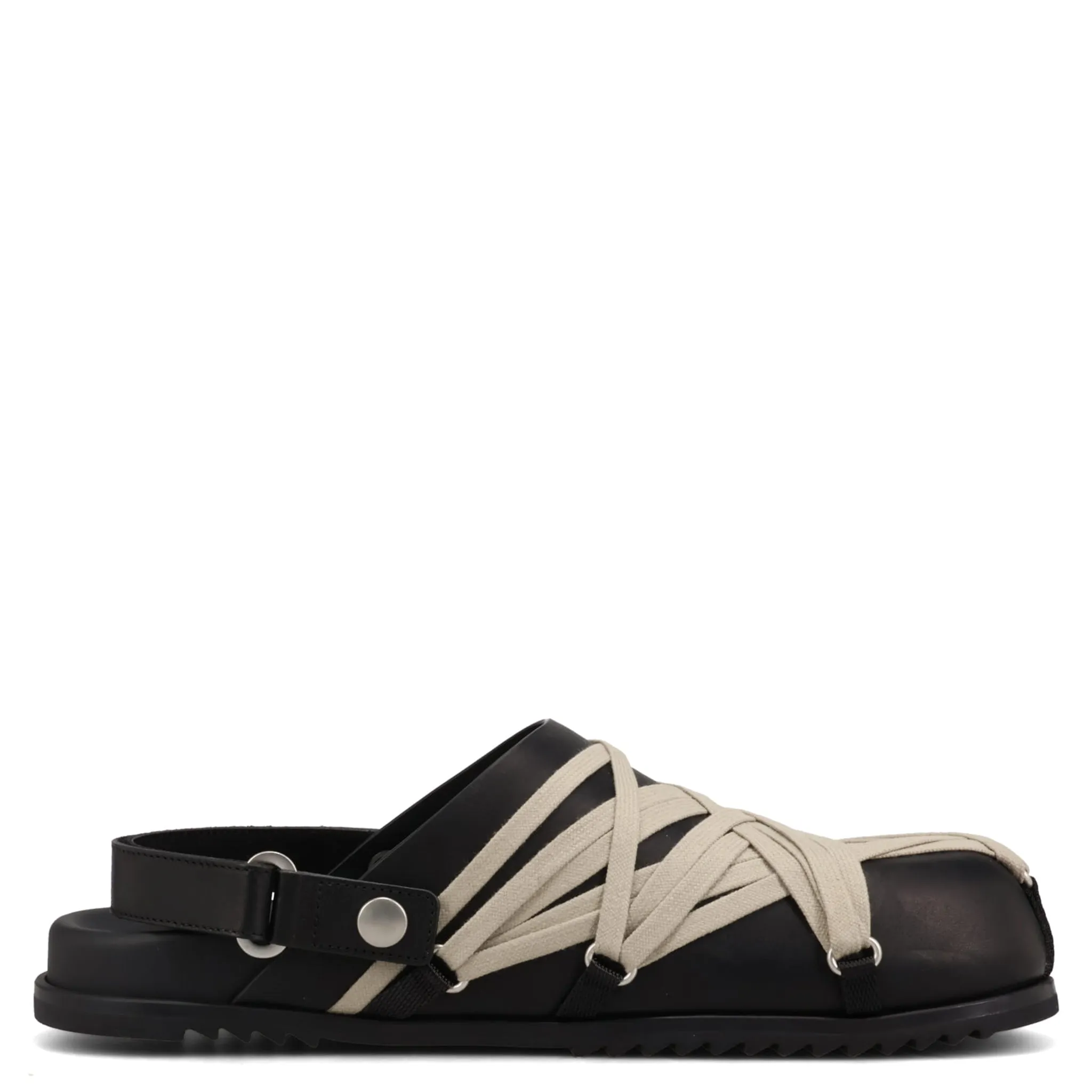 MEGALACED MULE GRANOLA / 009:BLACK