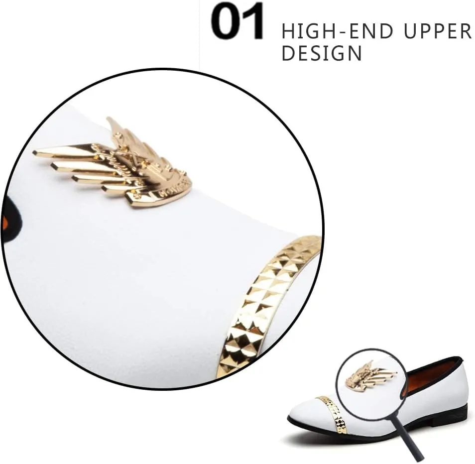 Meijiana Loafers Men Luxury Wedding Dress Shoes Fashion Party Shoes for Men