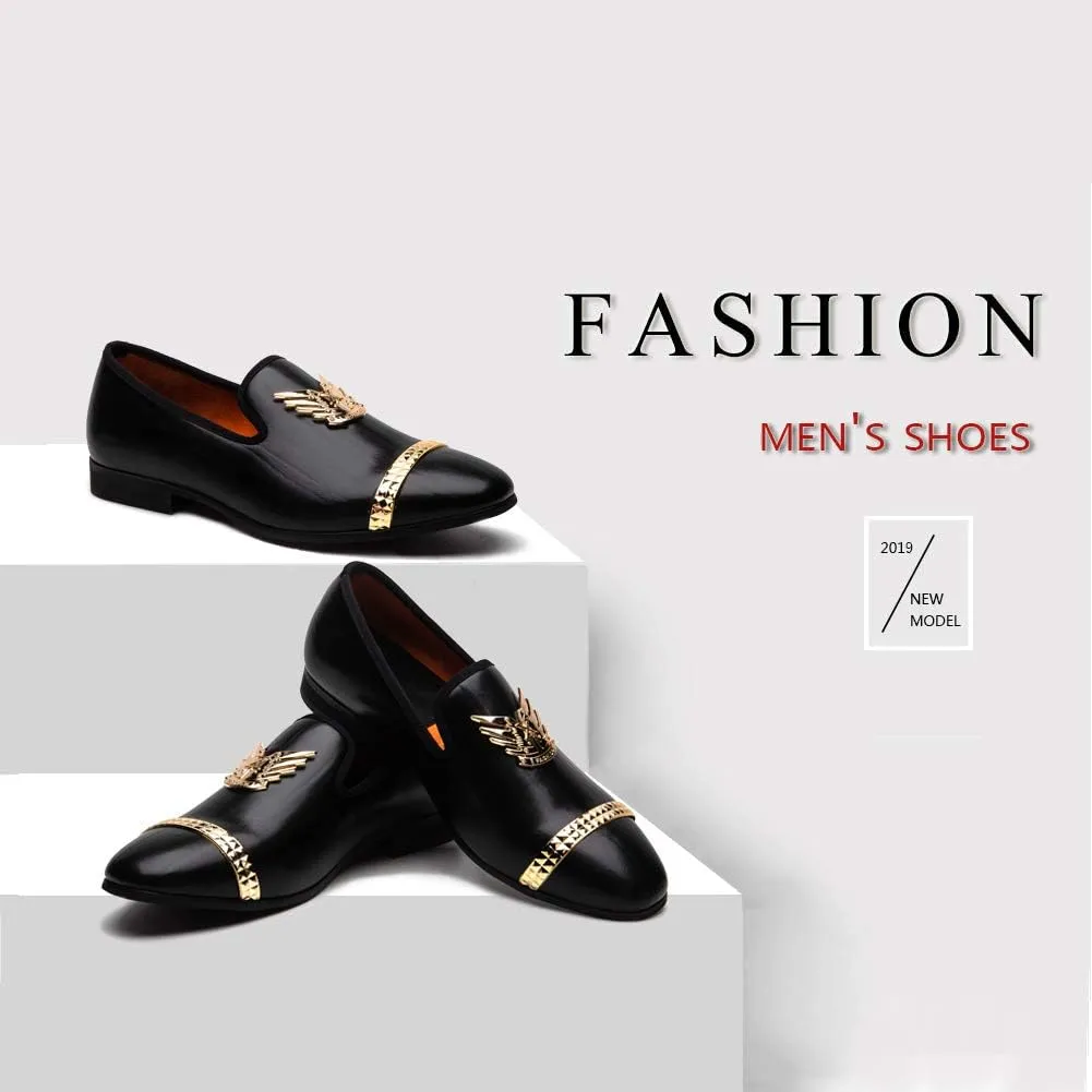 Meijiana Loafers Men Luxury Wedding Dress Shoes Fashion Party Shoes for Men