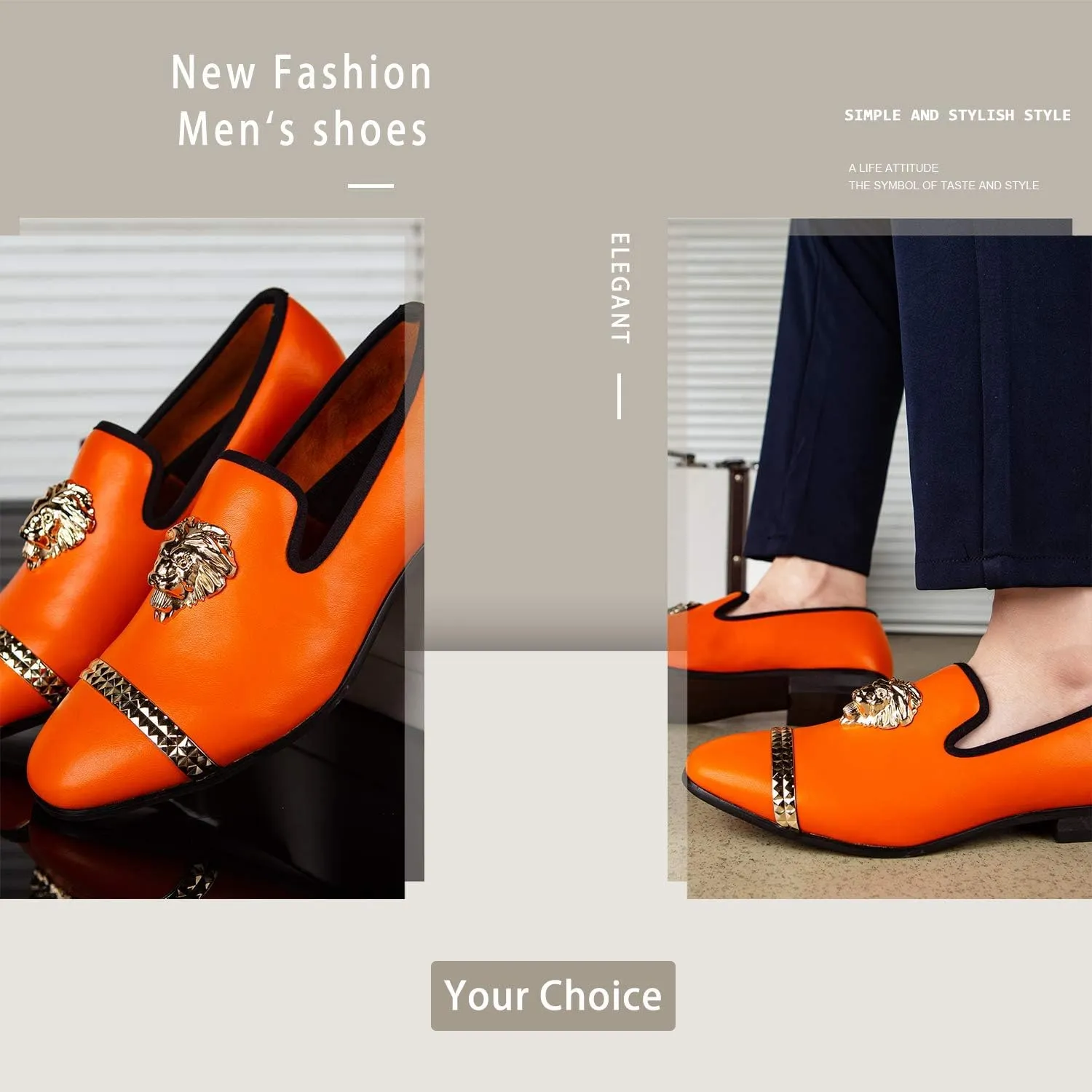 Meijiana Loafers Men Luxury Wedding Dress Shoes Fashion Party Shoes for Men