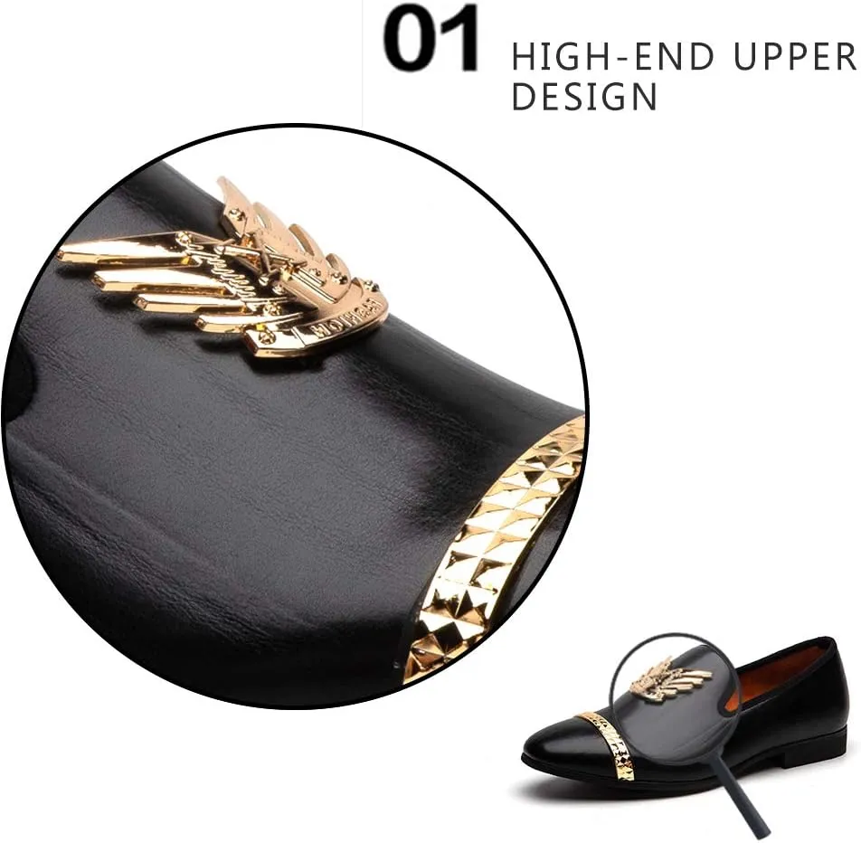 Meijiana Loafers Men Luxury Wedding Dress Shoes Fashion Party Shoes for Men