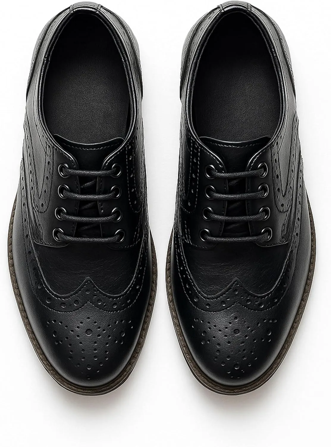 Men??s & Boys Suede-Leather Wingtip Brogue Oxford Shoes for Weddings & All Occasions