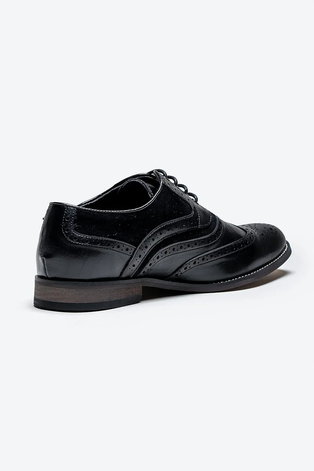 Men??s & Boys Suede-Leather Wingtip Brogue Oxford Shoes for Weddings & All Occasions